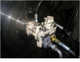 Démontage Expertise Réparation Remontage Essais sur banc d'une pompe hydraulique REXROTH A7VO55