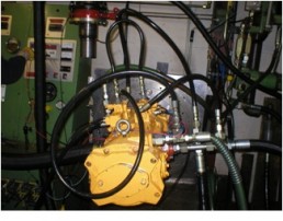 Démontage Expertise Réparation Remontage Essais sur banc d'une pompe hydraulique LIEBHERR LPVD140