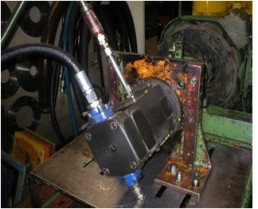 Démontage Expertise Réparation Remontage Essais sur banc d'un moteur hydrauliqueVONROLL MK