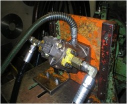 Démontage Expertise Réparation Remontage Essais sur banc d'un moteur hydraulique REXROTH-A2FM56