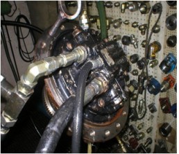 Démontage Expertise Réparation Remontage Essais sur banc d'un moteur hydraulique-HITACHI
